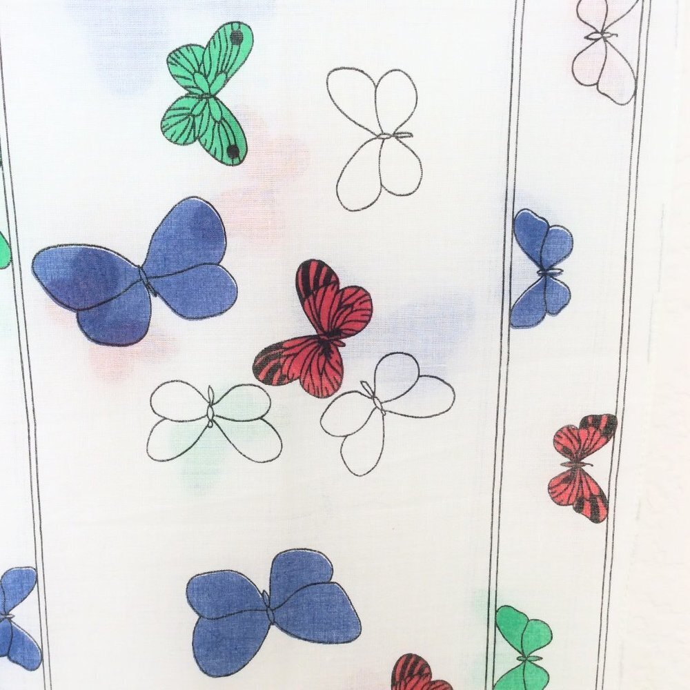 Vintage Eva MT Butterfly Scarf - Picture 6 of 7